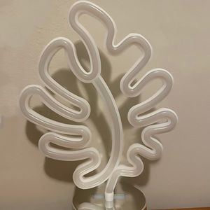 Neon green cactus light